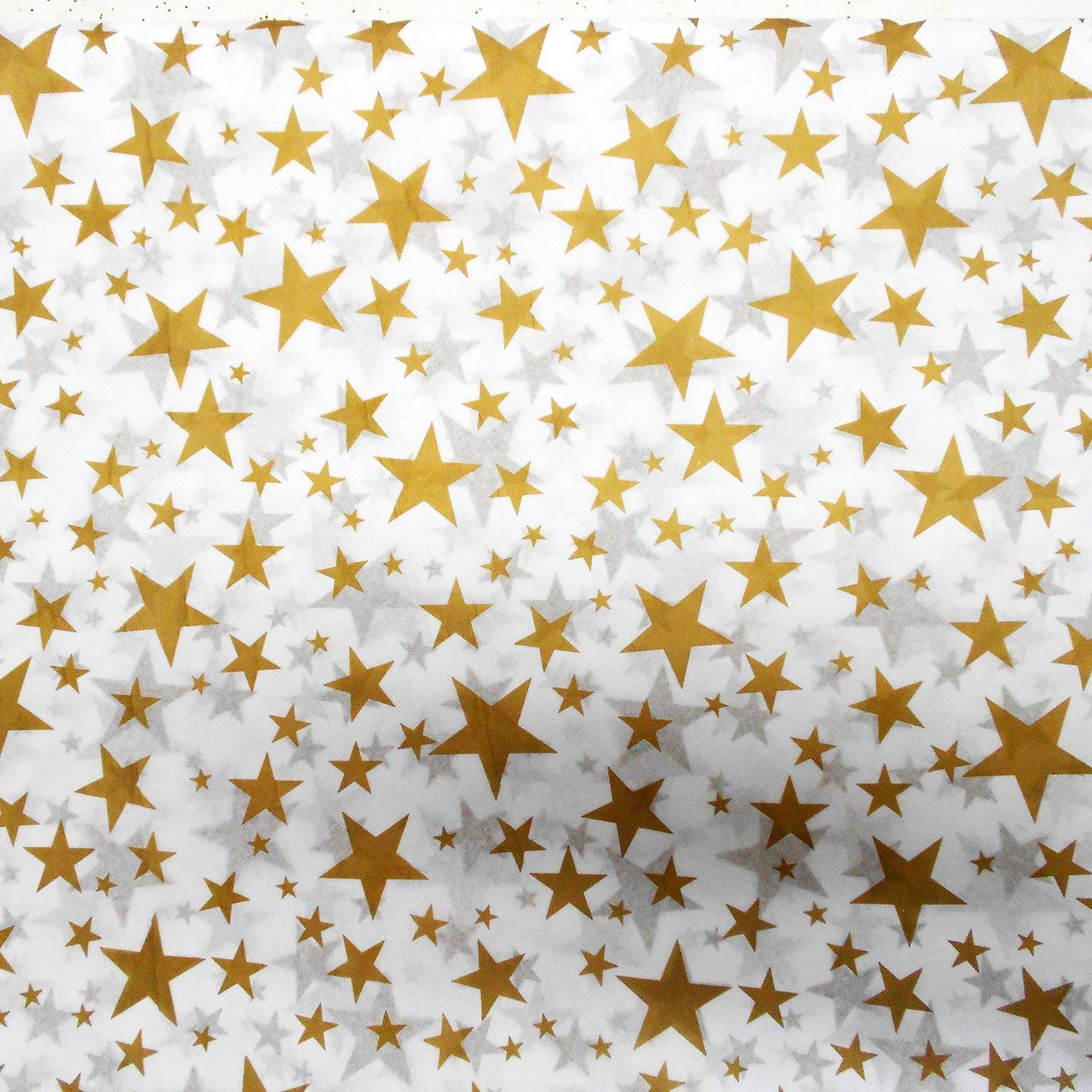 Gold Metallic Tissue Paper (100 Sheets, Large Matte Gold