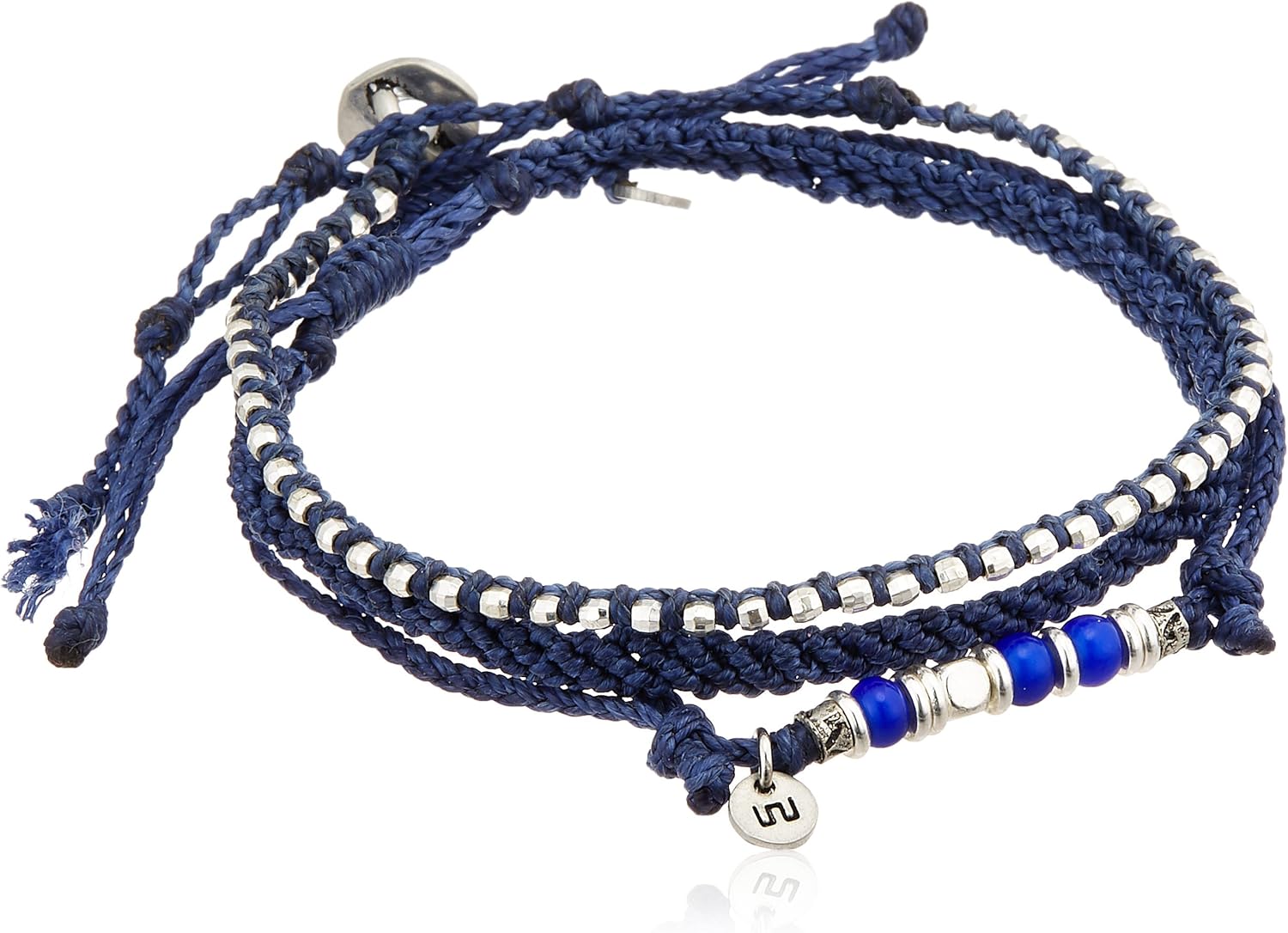 ワカミ Wakami アンクレット Anklet Navy Wa ブレスレット 通販 Amazon