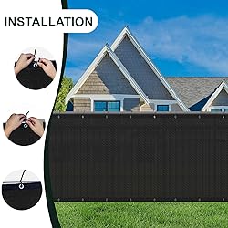 SUNLAX Privacy Fence Screen 6' x 26' Heavy Duty
