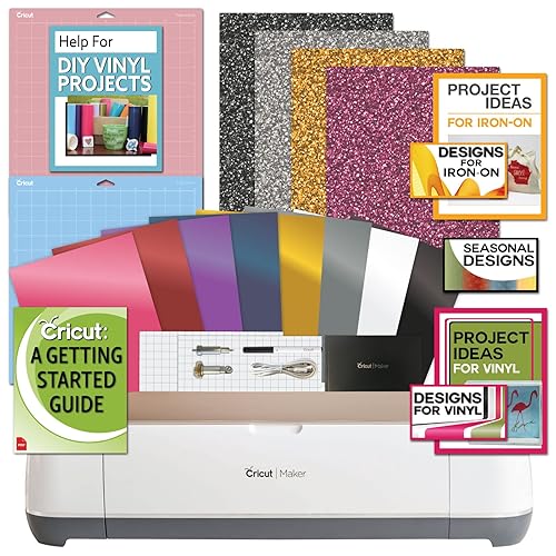 Cricut Maker Champagne Machine Bundle Iron-on Vinyl Design