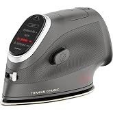 CHI Mini Steam Iron for Clothes, 1000 Watts, XL 10" Cord | Sewing, Crafting and Travel, Titanium Ceramic Soleplate, Portable, 3-Way Auto Shutoff, Vacation Essential