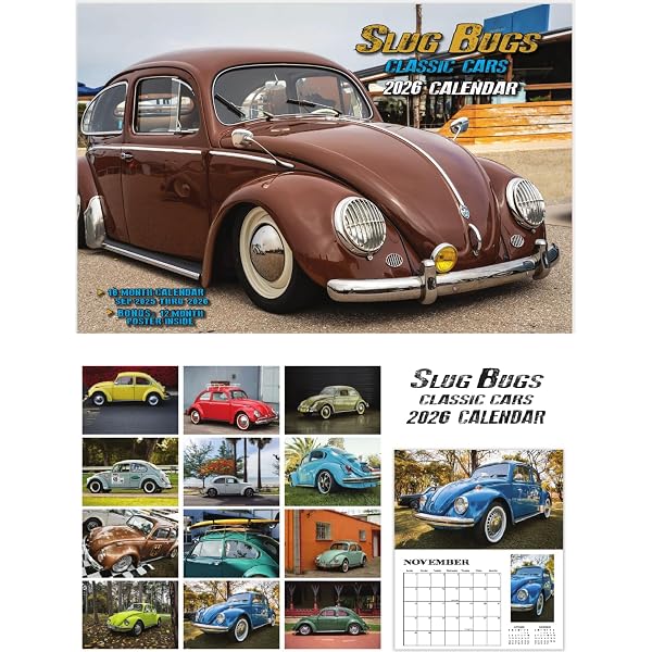 arti - VW Beetle Calendar 2026 - Wall Calendar in Format 30 x 30