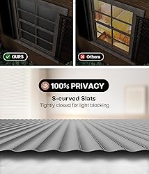 LazBlinds No Tools No Drill Cordless 1" Vinyl Mini