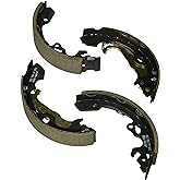 BOSCH BS747L Blue Drum Brake Shoe Set - Rear | Compatible with Select Ford Focus