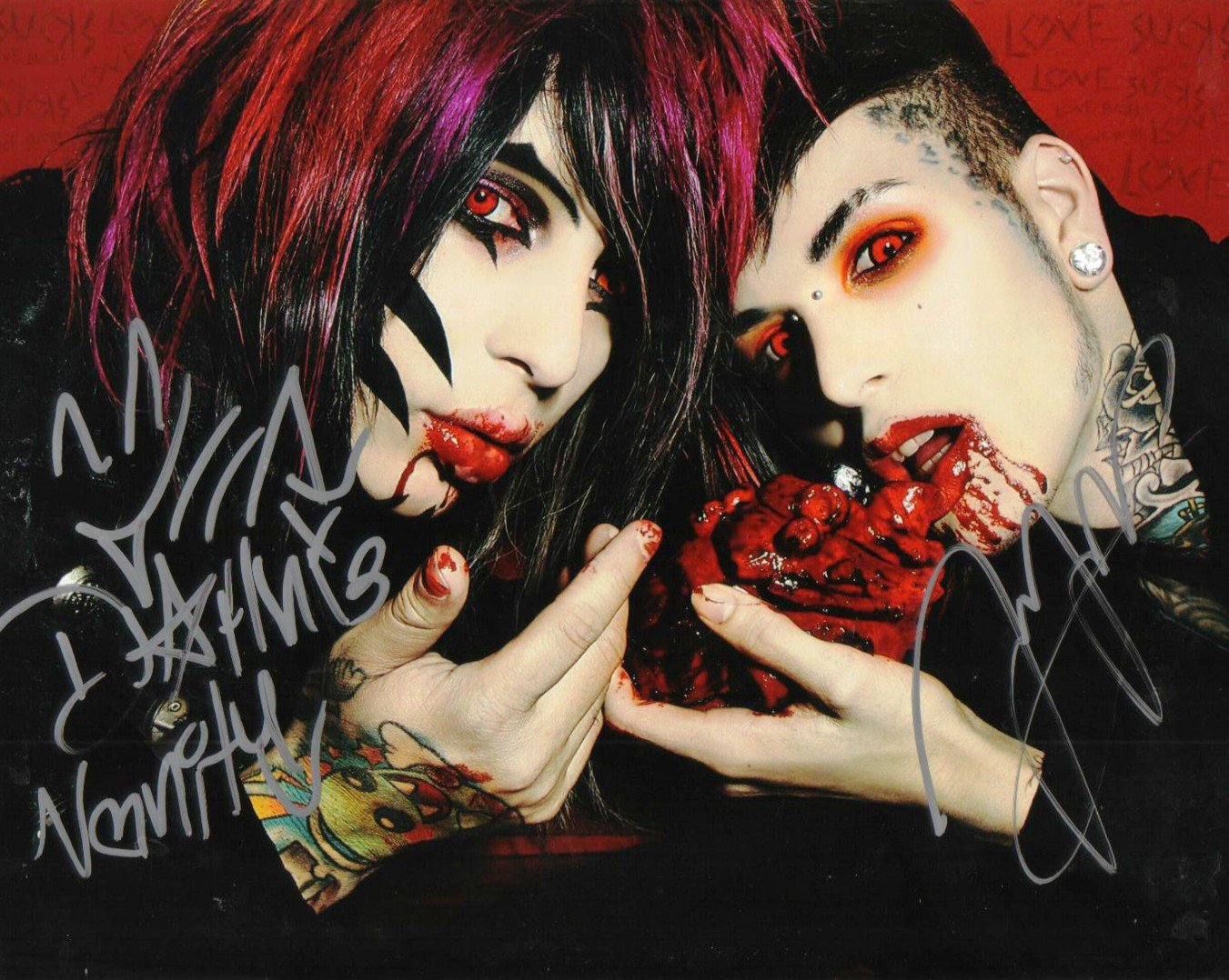 Blood On The Dance Floor Dahvie Vanity Jayy Von Monro Reprint Signed Photo 2