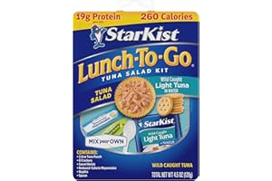 StarKist Lunch-To-Go Mix Your Own Tuna Salad, Chunk Light Tuna Pouch, 4.5 Ounce Kit, 1 Pack