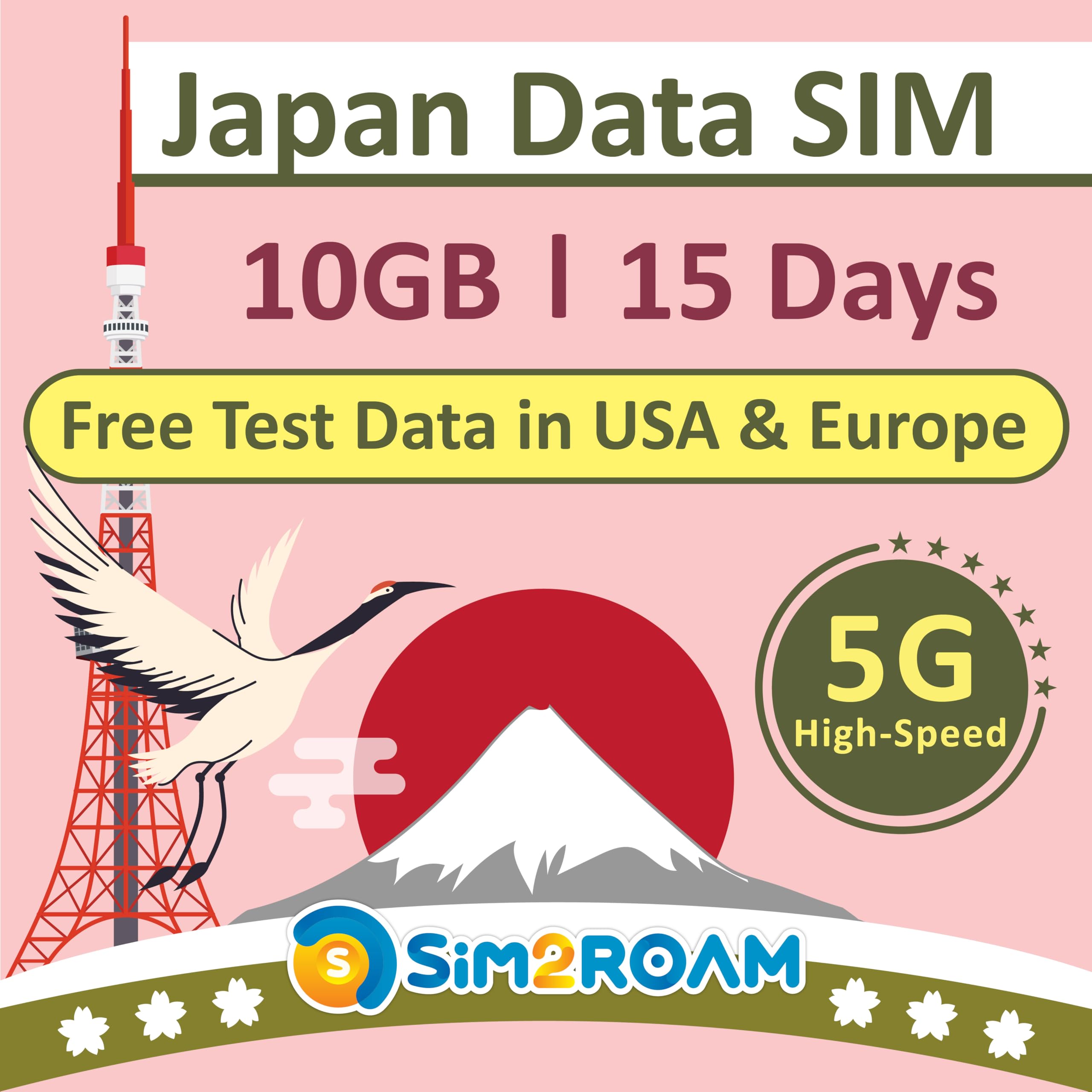 Japan SIM card 15 days | Data ONLY | 10 GB of high-speed 4G LTE data | Japan Travel Sim card | NO registration, ID authentication needed! | NO phone number | 短期帰国・短期来日最適・安心日本語サポート