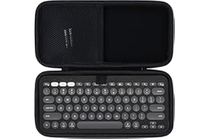 Lebakort Hard Case Compatible with Logitech Pebble Keys 2 K380s K380 Keyboard (Graphite Case)