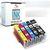 CMYi 280XXL 281XXL Replacement Combo Pack Ink Cartridges for Canon PIXMA TR7520, TR7620, TR8620, TR8620a, TR8622, TR8622a, TS6120, TS6220 Printers (1 PG Black, 1 Black, 1 Cyan, 1 Magenta, 1 Yellow)