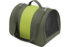 Petradise Cat, Dog Carrier for Medium Large Cats Puppies up to 30 Lbs, TSA Airline Approved Carrier Soft Sided, Collapsible Travel Puppy Carrier (Lemonchiffon and Yellow, Medium)