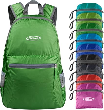 outlander ultra lightweight packable water resistant travel hiking backpack daypack handy foldable camping outdoor backpack