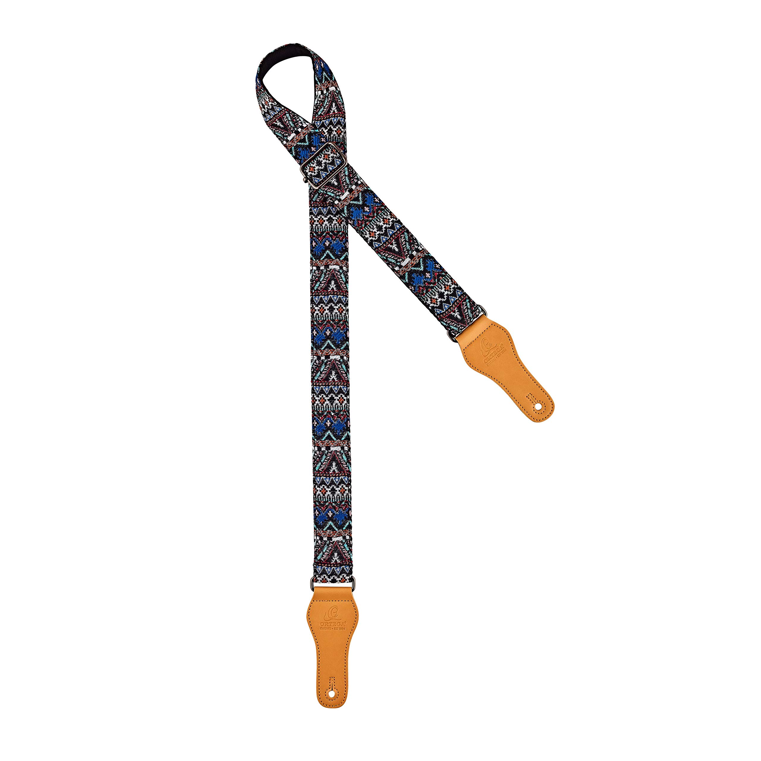 Ortega Guitars Adjustable Ukulele Strap – World Series – Cotton, Desert Night (OCS-420U)