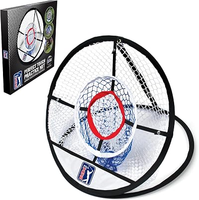 PGA TOUR Perfect Touch Chipping Net 50.8 cm 3 Ring Backyard Golf Practice Net