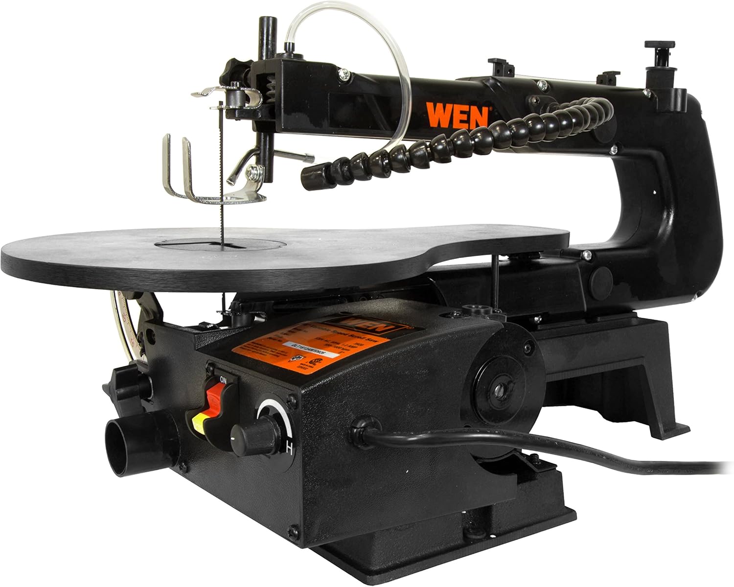 WEN 3921 16-inch Two-Direction Variable Speed Scroll Saw & 6502T 4.3-Amp 4 x 36 in. Belt and 6 in. Disc Sander with Cast Iron Base - - 
