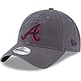 New Era MLB Core Classic 9TWENTY Graphite Charcoal Color Adjustable Hat Cap One Size Fits All