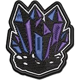 Crystal Geode Multi-Color Embroidered Iron-On Patch Applique - Mini 2.0 Inch