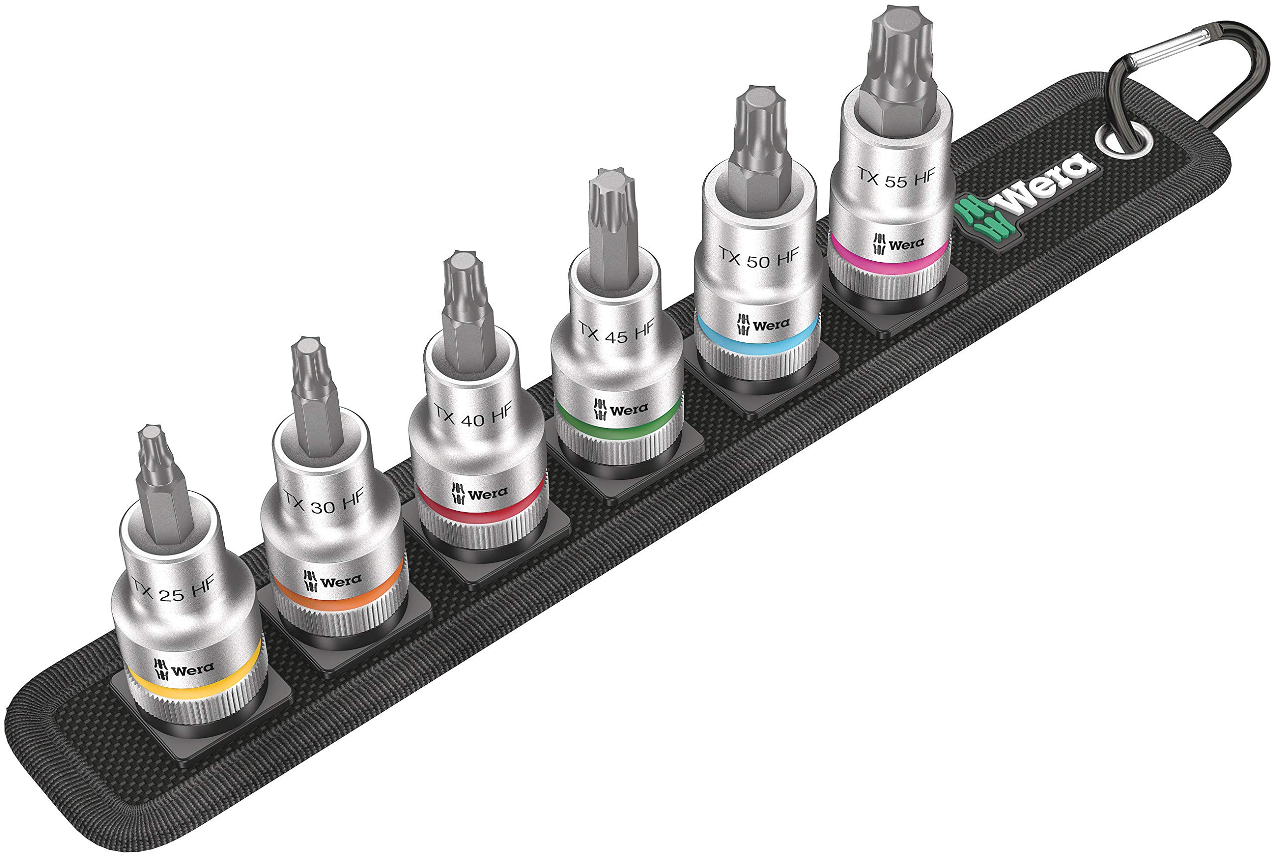 Wera Belt C 3 Zyklop Torx Holding Function Bit-Socket Set, 1/2" Drive, 6 Pieces, 05003997001