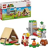 LEGO Super Mario Captain Toad’s Camp Building Toy - Pretend Play Set for Kids, Ages 6+ - Building Blocks for Boys & Girls W/T