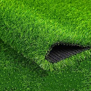 LIYG Césped Artificial Realista Alfombra, Jardín Grueso del césped del