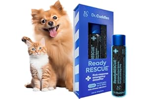 Dr. Cuddles ReadyRESCUE - Dog First Aid Kit Essential - Activated Charcoal Detox for Dogs, Cats, Pets - Animal First Aid Kit 