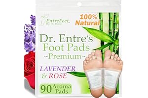 Dr. Entre's Foot Patch: Premium Lavender & Rose Foot Patches | 90 Pack