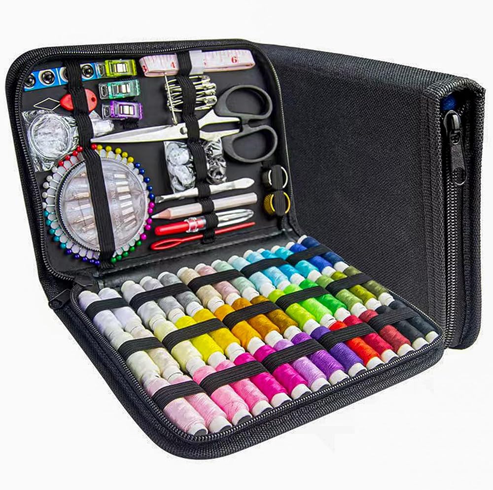 JUNING Travel Sewing Kit Portable Accessories for Adults Beginners XL-42