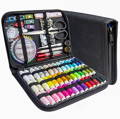 JUNING Travel Sewing Kit Portable Accessories for Adults Beginners XL-42