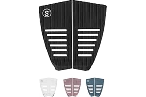 SYMPL Surfboard Traction Pad • 3 Piece Deck Pad for Surfing, Skimboarding • Maximum Grip • 3M Adhesive • Fits Surfboards, Skimboard, Longboard, Fish