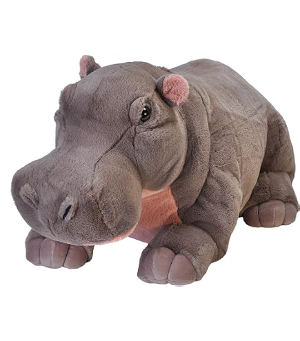 Amazon.com: Wild Republic Jumbo Hippo Plush, Giant Stuffed Animal