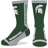 For Bare Feet NCAA Unisex Kids Ncaa Mvp Crew Sock Youth