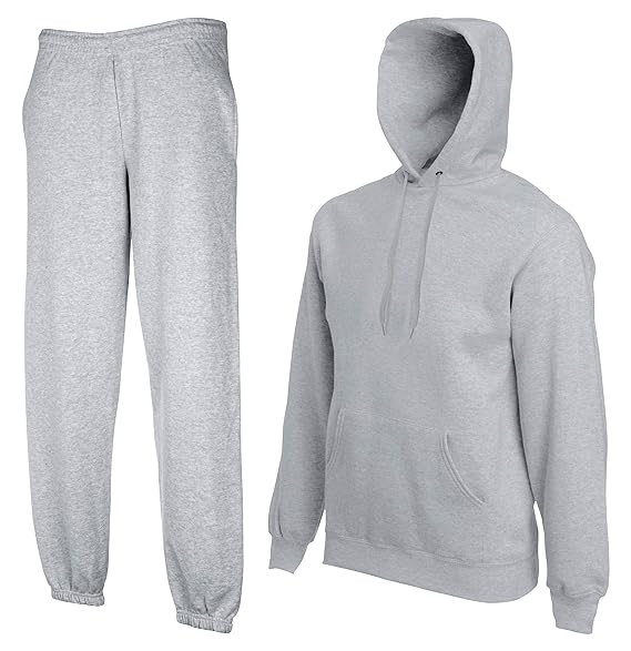 Fruit of the Loom Jogginganzug Hausanzug Sportanzug Jogginghose & Kapuzensweatshirt