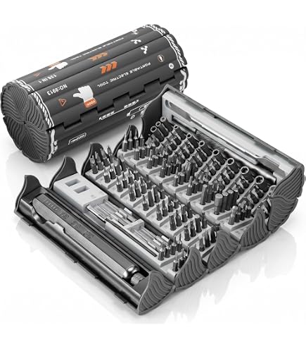 Amazon.com: JAKEMY 180 in 1 Precision Screwdriver Set, Computer