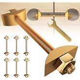 AIYOTAR Countertop Connector Bolts, M8x100mm Joint Fasteners, Furniture Fastening Kit, Drawbolt/Bed/Butcher Block Miter Draw Bolt Flip Connector, 6Pcs