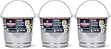 Behrens 1210GS 10-Quart Galvanized Steel Pail 3 Pack