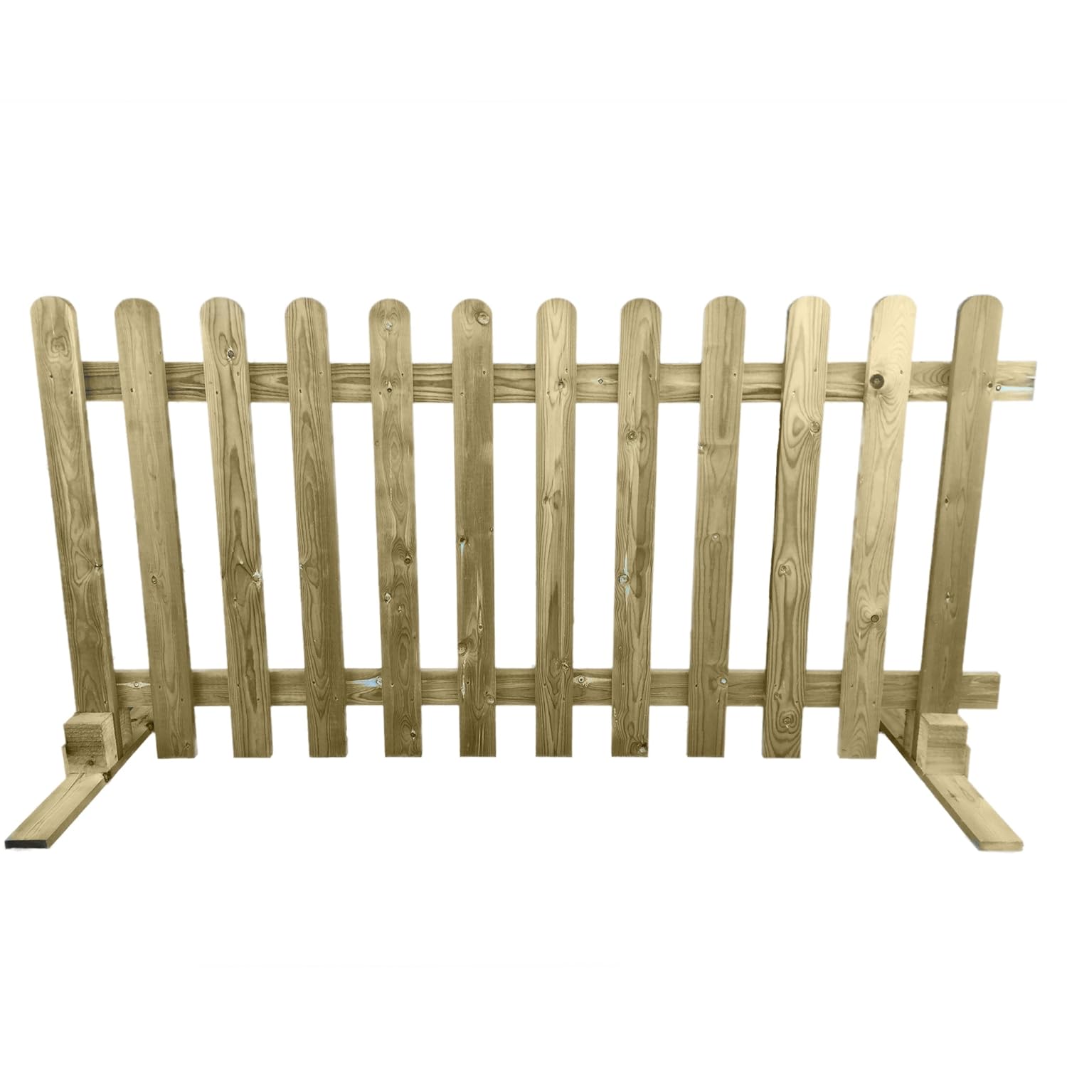 Ruby Portable Freestanding Treated Wooden 6ft Picket Fence Panel 3ft High (1) Amazon.co.uk