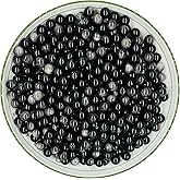 WHNKFB 8mm 50PCS Natural Silver Sheen Obsidian Round Beads, Metallic Luster Loose Gemstone Beads for Jewelry Making Craft - 4mm 6mm 8mm 10mm Options with Free Elastic Cord