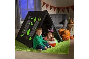 Fun Express Glow-in-The-Dark Halloween Haunted House Sleepover Tent