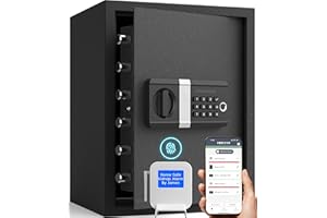 FORFEND SECURITY FORFEND Smart Home Safe | WiFi Safe Box App Lock/Alarm | Voice Command, Kidnap Alarm, Tamper Detect, Frozen Mode, Sub Account| Digital Safe Anti Theft