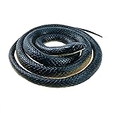 NAKIMO Realistic Rubber Fake Snake Toy 50 Inch