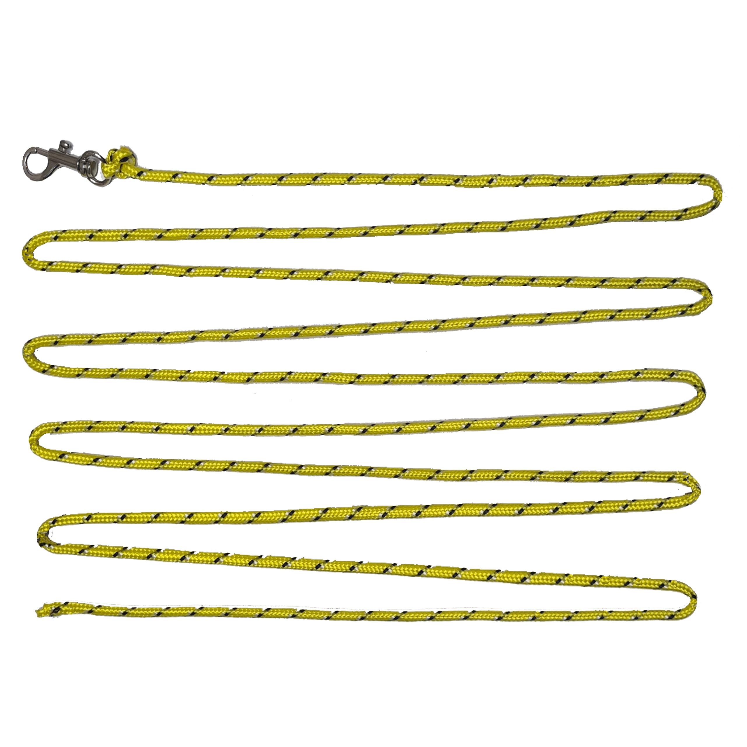 Training Dog® Safety Line 3m, Thin Puppy Training Lead for Small Dogs, Tangle-Free Recall Rope, High Visibility Lightweight Dog Training Leash with Swivel Hook for Obedience & Off Lead Training