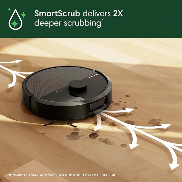 IROBOT ROOMBA PLUS 505 COMBO ROBOT VACUUM & MOP WITH AUTOWASH DOCK – EXTENDING SPINNING MOP PADS, SELF-EMPTIES, PAD WASH & HEATED DRYING, SELF-CLEANING, RECOGNIZES & AVOIDS OBSTACLES, LIDAR NAVIGATION