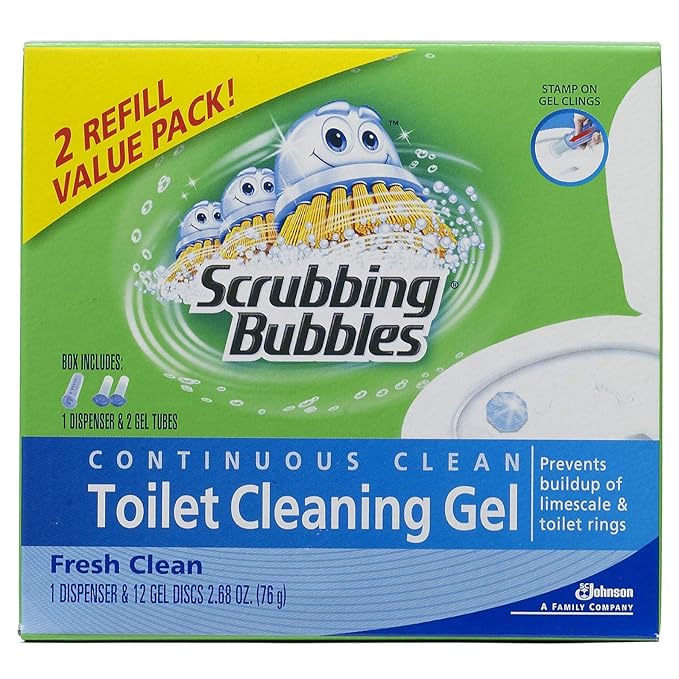 SC Johnson Fresh Clean Scrubbing Bubbles® Toilet Cleaning Gel Amazon