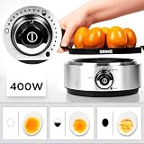 Duronic EB40 BK Electric Egg Boiler 7 Eggs Steamer 400W 220-240V view 3