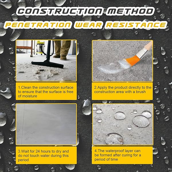 (35OZ) JAYSUING INVISIBLE WATERPROOF AGENT， REPAIRING CRACKS AND LEAKS, ADHESIVE FOR WATER LEAKAGE AND WATERPROOFING, SUPER STRONG WATERPROOF SEALING COATING
