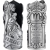 Metal Lighter Case Fits BIC, It Covers Standard Full Size Bic in J6. Zodiac Astrology Lighter Case, Design in Virgo. One Piece Per Order