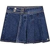 GUESS Girls' Denim Lurex Skorts