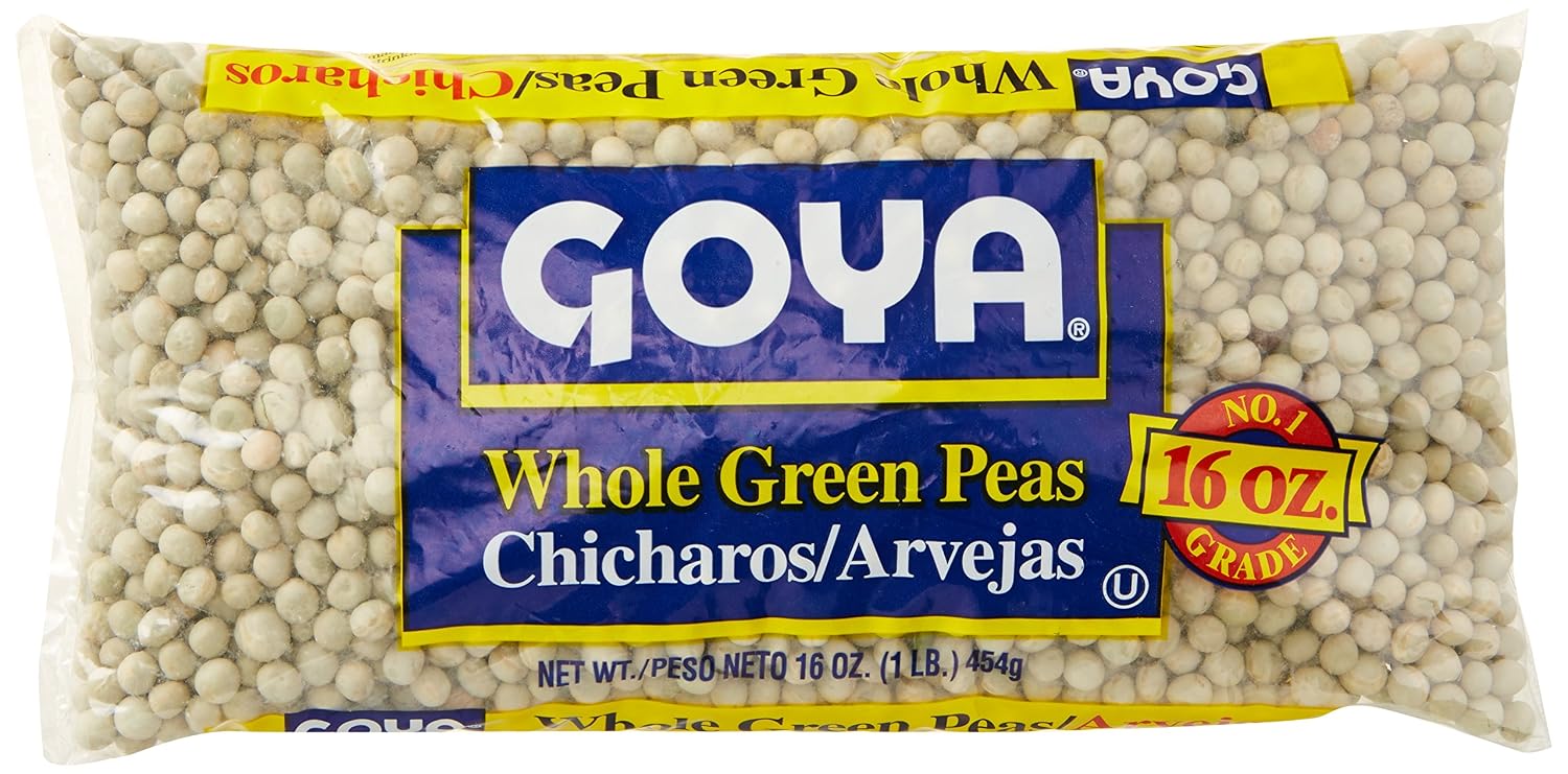 Goya whole Green peas, Dry 16oz (041331024754)