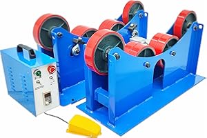 HayWHNKN 3 Ton Turning Rolls Linkage Roller Welding Tank Turning Rolls Load Capacity 6600 LB Welding Positioner 110V for 70-1
