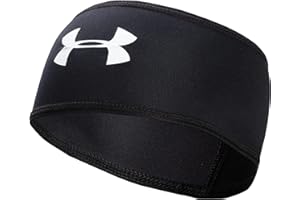 Under Armour UA20880-00001-OSFM Football Headband Skull Wrap Solid Black OSFM