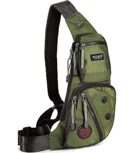 Men's Waist Pack Canvas Chest Bag Korean Men's Bag Casual Small Backpack Shoulder Bag Multi Functional (Black, One Size) : Clothing, Shoes & Jewelry